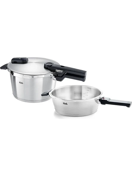 Fissler Vitaquick Glossy 4.5 + 2.5 lt Düdüklü Tencere ürün görseli 1