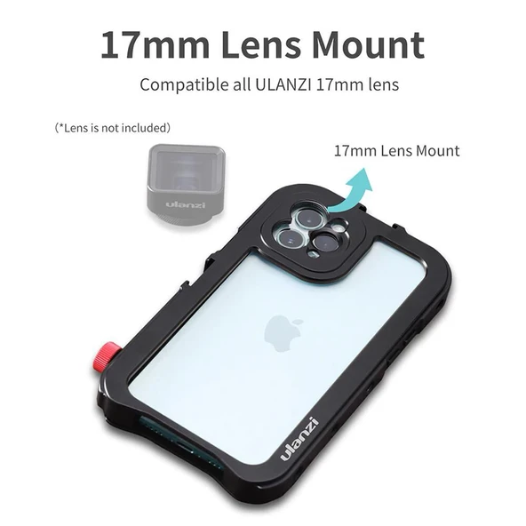 Ulanzi Iphone 11 Pro Metal Vlog Çerçeve - Resim 3