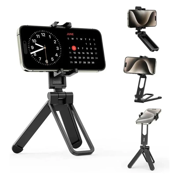 Ulanzi MA26 Katlanabilir Çok Fonksiyonlu Telefon Tripod Standı ürün görseli 1