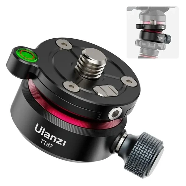 Ulanzi TT37 Tripod Kafası için Mini Dengeleyici Taban ürün görseli 1