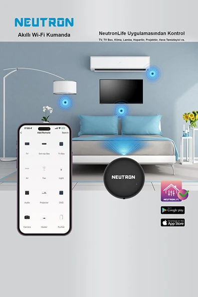 Neutron NTL-IR-02S Akıllı Wi-Fi Kumanda ürün görseli 1