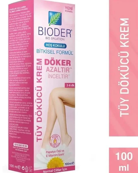 Bioder Tüy Dökücü Krem 100 Ml ürün görseli 1