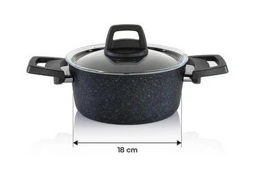 Schafer Dark Storm Tencere 18cm (Teşhir) - Resim 2
