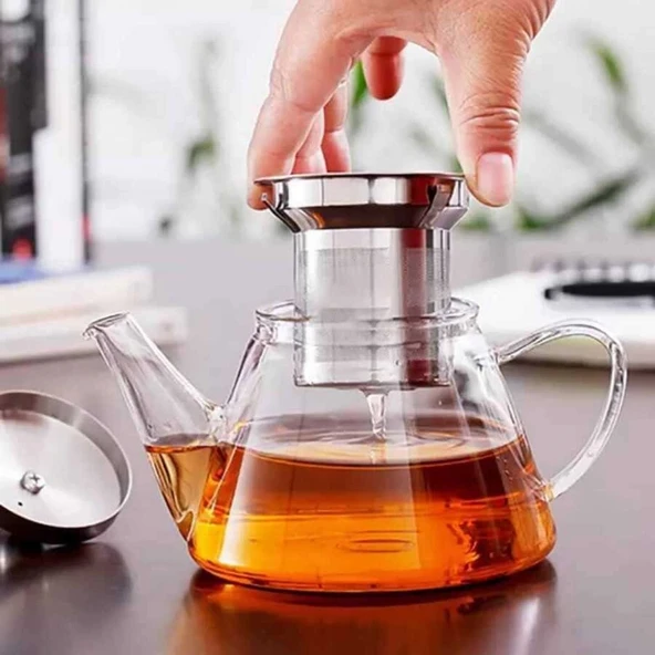 Demlik 500 ml V Modeli Çelik Süzgeç (CVD-500M) - Resim 2