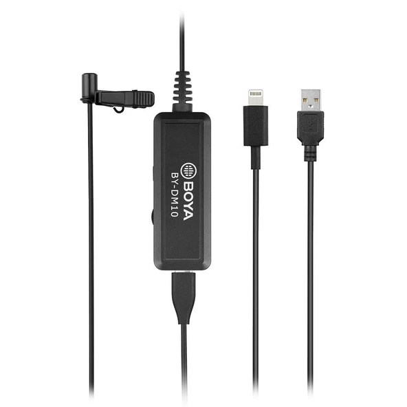 Boya BY-DM10 PC Iphone Telefon Yaka Mikrofonu ürün görseli 1