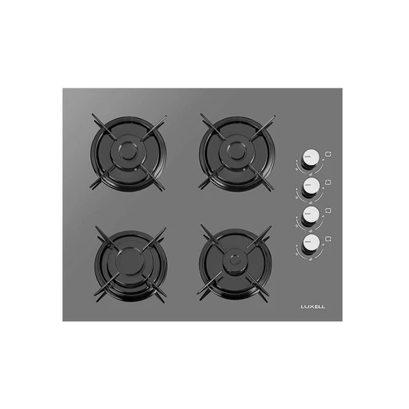 Luxell Opall Gri Cam Ankastre Set - Resim 3