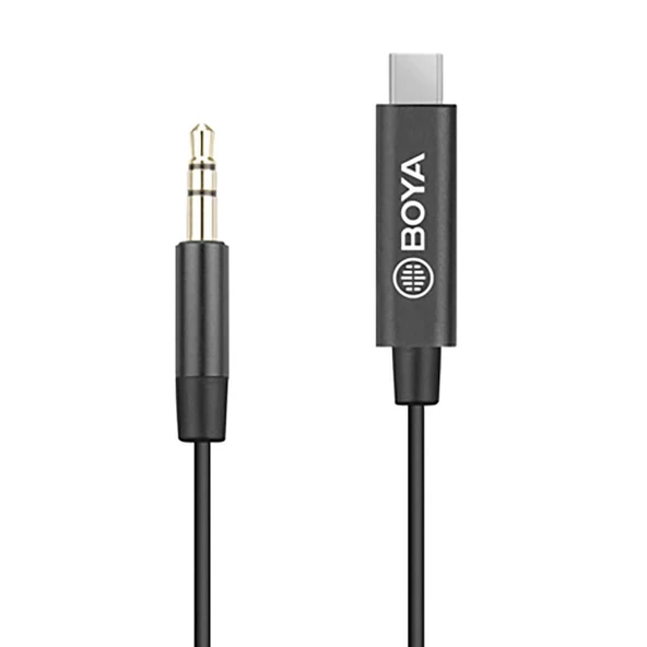 Boya BY-K2 Type-c to 3.5mm Mikrofon Kablosu ürün görseli 1