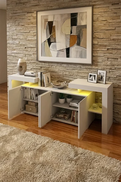 BURC LEDLİ KONSOL 200 CM - Resim 8