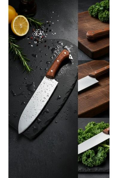 SKNIV Alaz: Santoku Şef Bıçağı - Özel Japon Şef Bıçağı ürün görseli 1