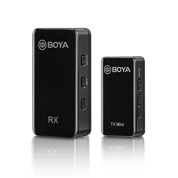 Boya BY-XM6-S1 Mini Kablosuz Yaka Mikrofonu ürün görseli 1