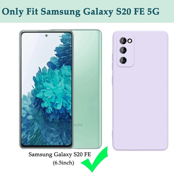 SAMSUNG S20 FE AÇIK MOR KILIF ürün görseli 1