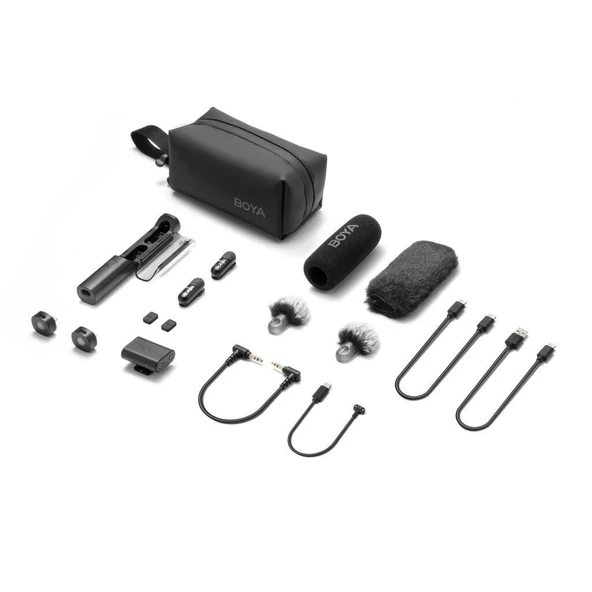 BOYA Magic Al-Powered Transformable Mini Wireless Mikrofon - SKU02 ürün görseli 1