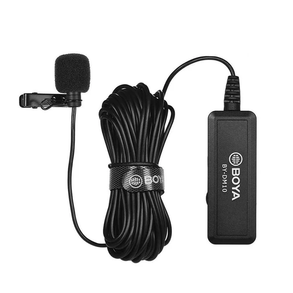 Boya BY-DM10 PC Iphone Telefon Yaka Mikrofonu - Resim 2