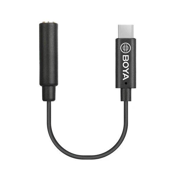 Boya BY-K4 Android Type-c 3.5mm Mikrofon Çevirici - Resim 2