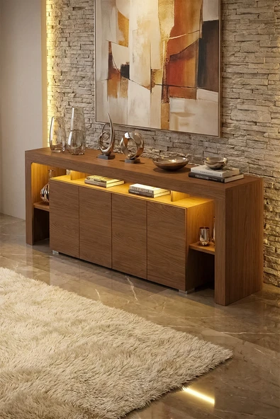 BURC LEDLİ TV ÜNİTESİ 200 CM - Resim 7