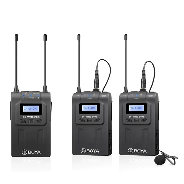 Boya BY-WM8 Pro Kit-2 Pro. İkili Kablosuz Mikrofon ürün görseli 1