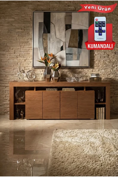 BURC LEDLİ TV ÜNİTESİ 200 CM - Resim 6
