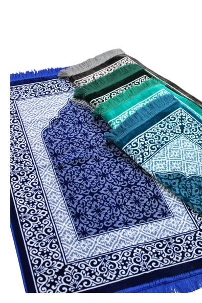 Kadife Desenli Seccade - Mint Yeşili - Resim 4