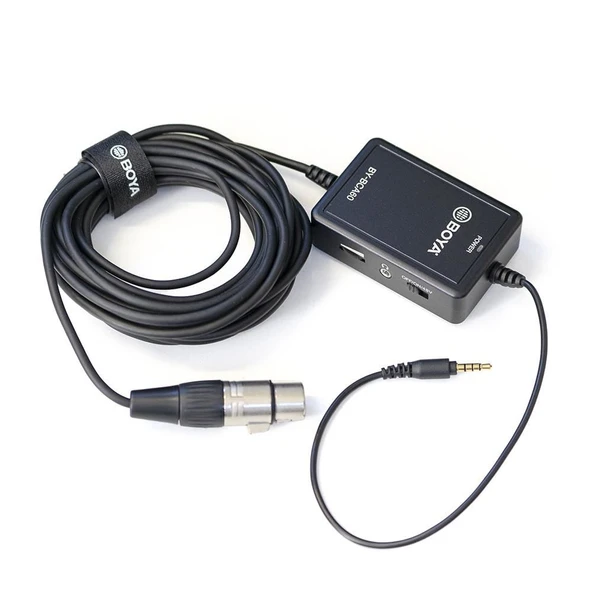 Boya BY-BCA60 48V Phantom Mobil XLR Mikrofon Kablo - Resim 2