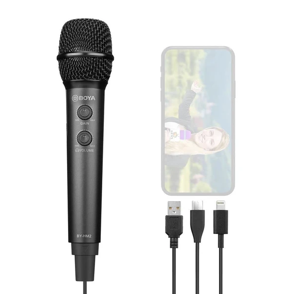 Boya BY-HM2 Pc Telefon Dijital El Mikrofonu ürün görseli 1