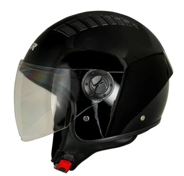 NCR KASK ÇENESİZ 230 ECE BELGELİ- PARLAK SİYAH ürün görseli 1