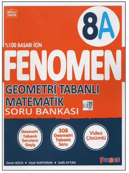 Fenomen 8.Sınıf 8A Geometri T. Matematik Soru Bankası ürün görseli 1
