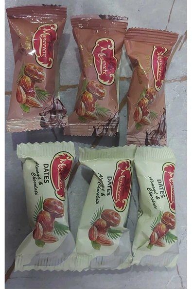 Çikolatalı bademli hurma 1 kg - Resim 2