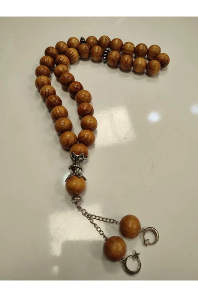 Çam ağacı iri 33 tesbih - ağaç tesbih - Resim 4