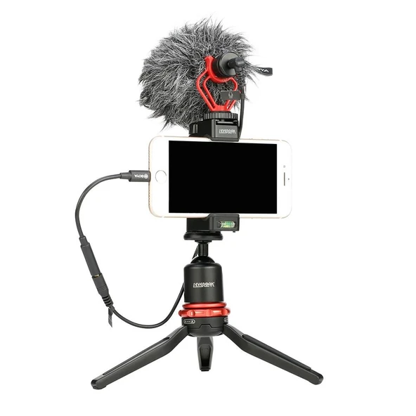 Boya BY-K8 3.5mm TRS / Lightning Mikrofon Adaptörü - Resim 3