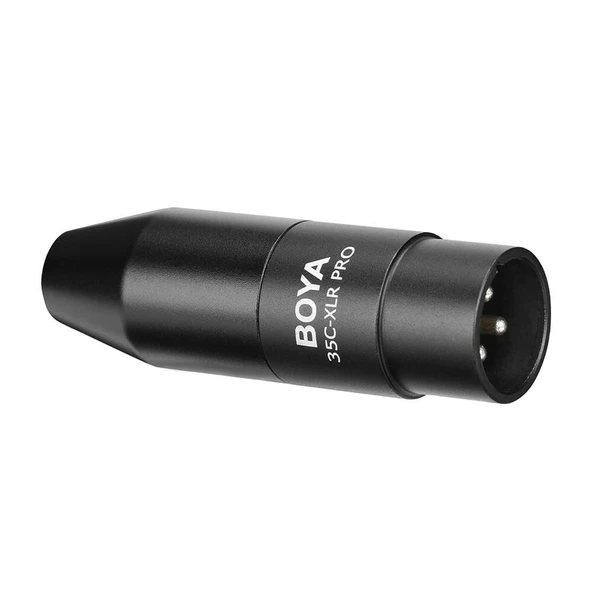 Boya 35C-XLR Pro 3.5mm Stereo to XLR Dönüştürücü ürün görseli 1