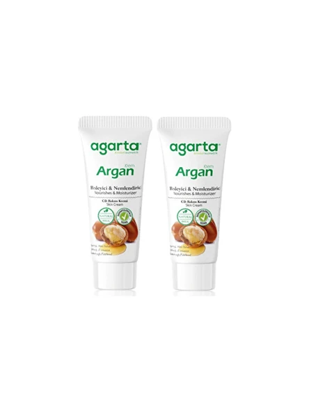 Agarta Doğal Argan Besleyici Nemlendirici Cilt Kremi 75ML 2 Adet ürün görseli 1