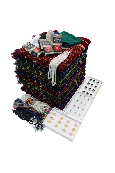 Hac Umre Lüks Kadife Set 5 Kişilik ürün görseli 1