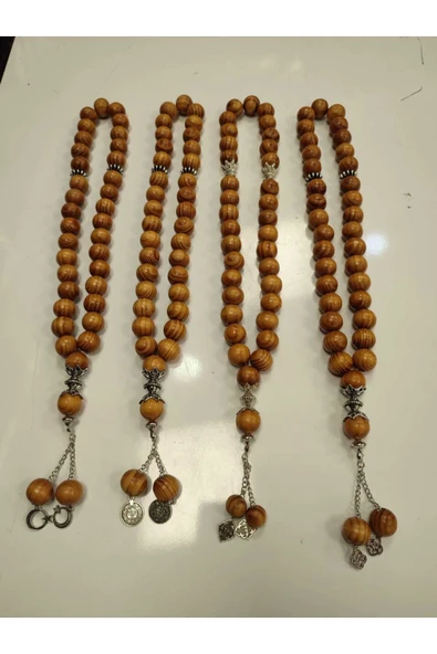 Çam ağacı iri 33 tesbih - ağaç tesbih - Resim 3