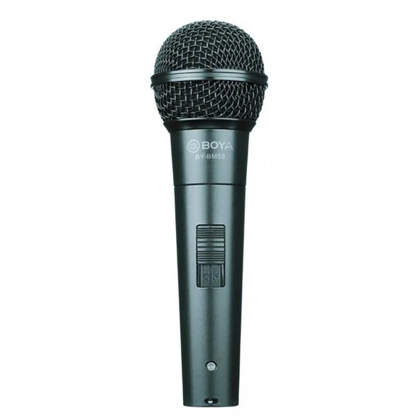 Boya BY-BM58 Cardioid Dinamik Vokal Mikrofonu ürün görseli 1
