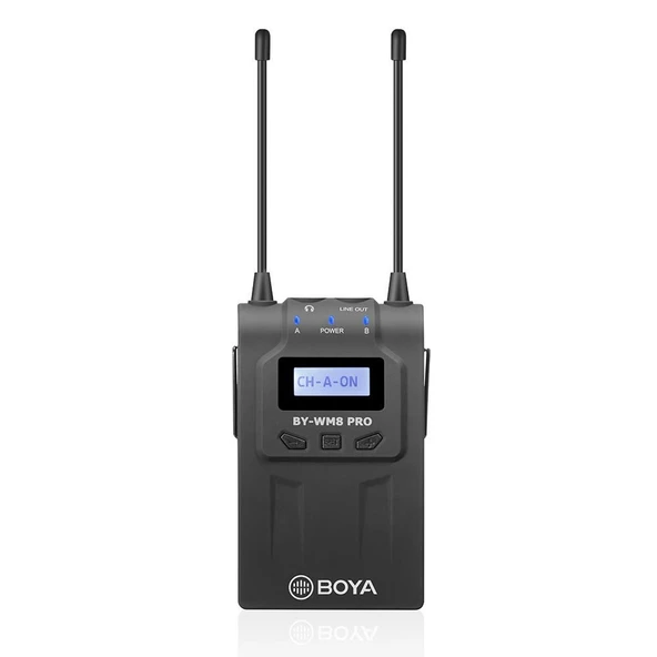 Boya RX8 Pro İki Mikrofon Destekli Kablosuz Alıcı ürün görseli 1