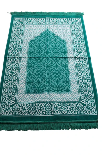 Kadife Desenli Seccade - Mint Yeşili ürün görseli 1