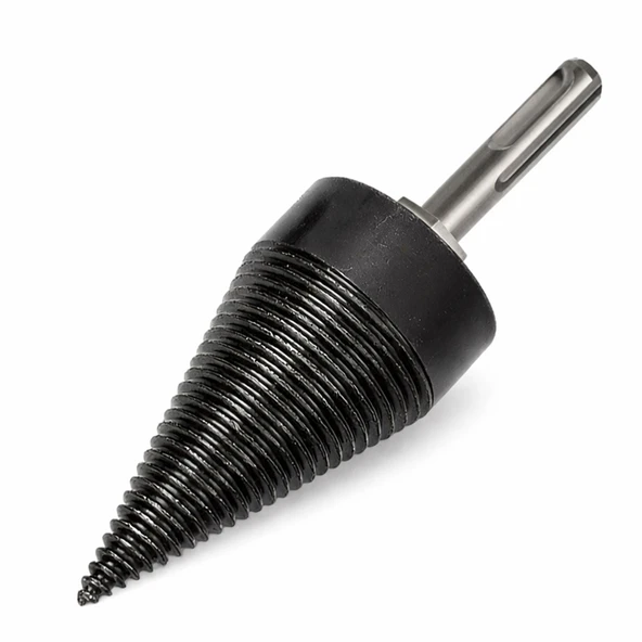 Odun Kırma Aparatı 45 MM Matkap Uyumlu SDS Plus Uç Ahşap Kütük Odun Bölme Parçalama Aparatı ürün görseli 1