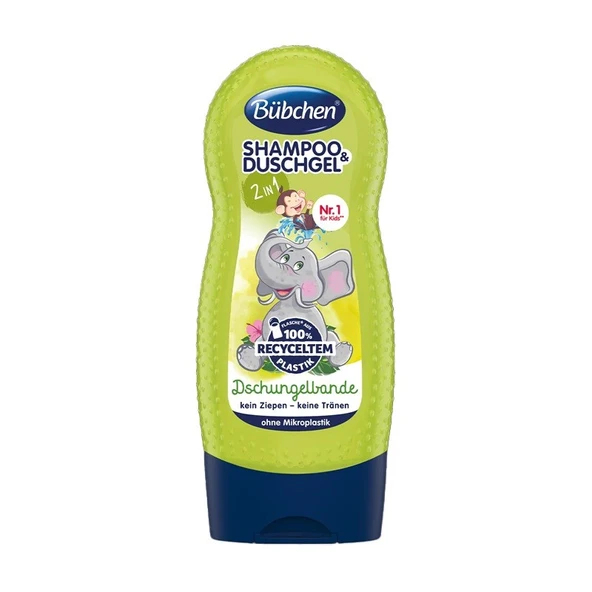 Bübchen Çocuk Şampuan ve Duş Jeli 2 in 1 Orman Çetesi 230 ml ürün görseli 1