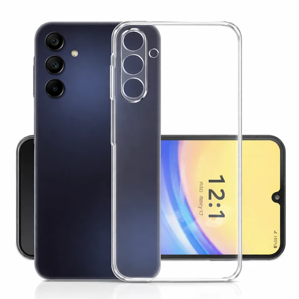 Samsung Galaxy A25 Uyumlu Kılıf Şeffaf Kamera Korumalı 3d ürün görseli 1
