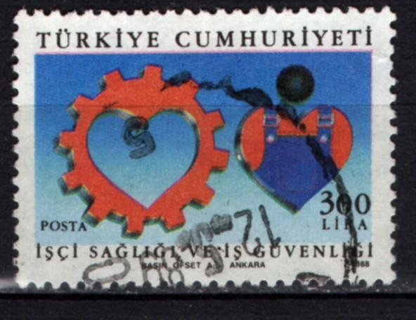 EABİ-1988 T.C. Pul  (tp0699) ürün görseli 1