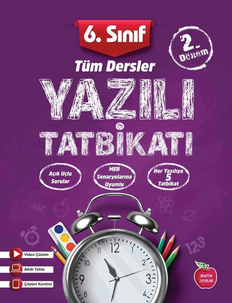 Newton Yayınları 6.Sınıf Yazılı Tatbikatı 2.Dönem Tüm Dersler Yeni ürün görseli 1