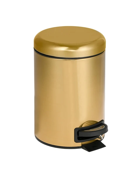 Noble life 5 LT Gold Pedalı Yavaş Kapanır Çöp Kovası ürün görseli 1