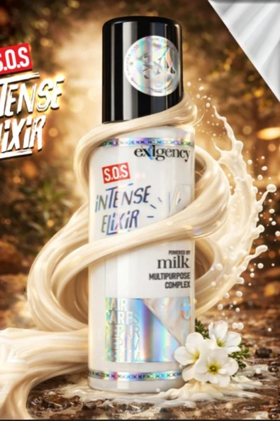 Exigency Durulamasız Süt Argan Yağlı Acil Bakım & Onarım Saç Krem Serum  100ml ürün görseli 1