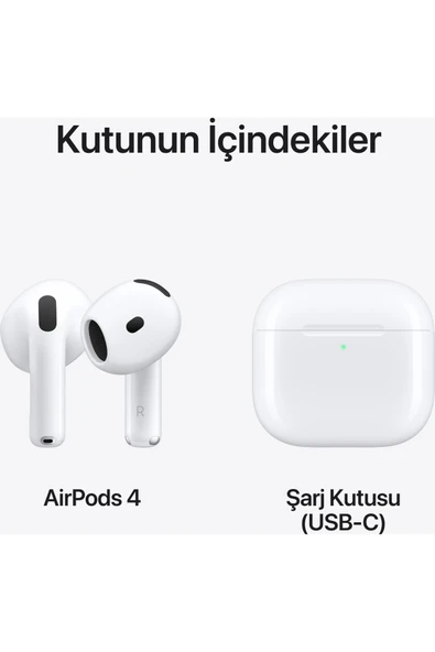 Apple Airpods 4. Nesil (MXP63TU/A) - Resim 9