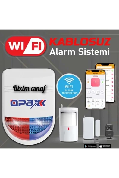 OPAX BGR-12 WIFI KABLOSUZ SİREN ALARM SİSTEMİ ürün görseli 1