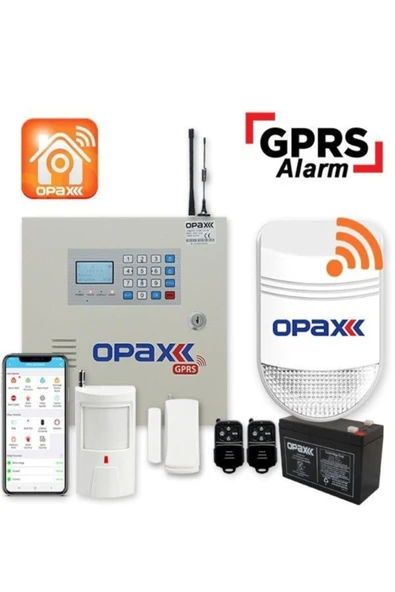 OPAX -2646 Gprs Gsm Network Özellikli Kablolu/kablosuz Alarm Paneli ürün görseli 1