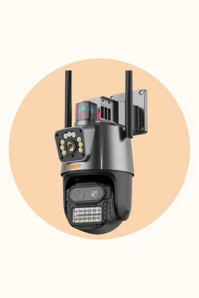 AVENİR AV-M21 3 Lensli 10X Zoom 3+3+3 MP PTZ Kablosuz Kamera, Sesli, Gece Renkli, 360° ürün görseli 1