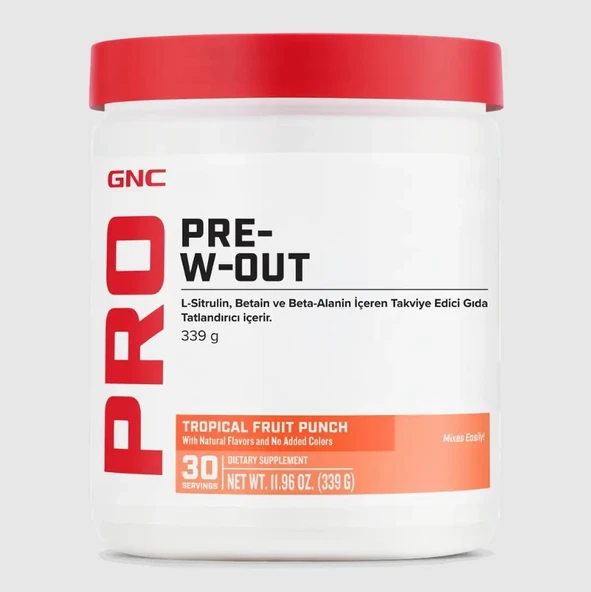 GNC Pro Pre-W-OUT – 339 g ürün görseli 1
