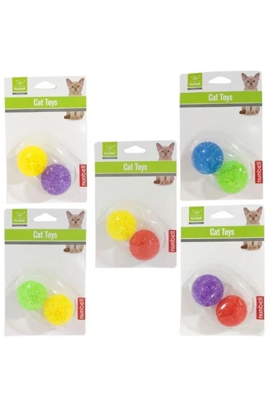 Nunbell Kedi Oyuncağı Top 2 Lİ - Resim 2