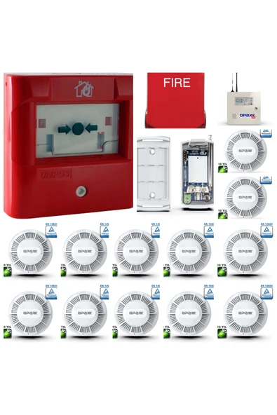 OPAX yangın alarm seti 12 li ürün görseli 1